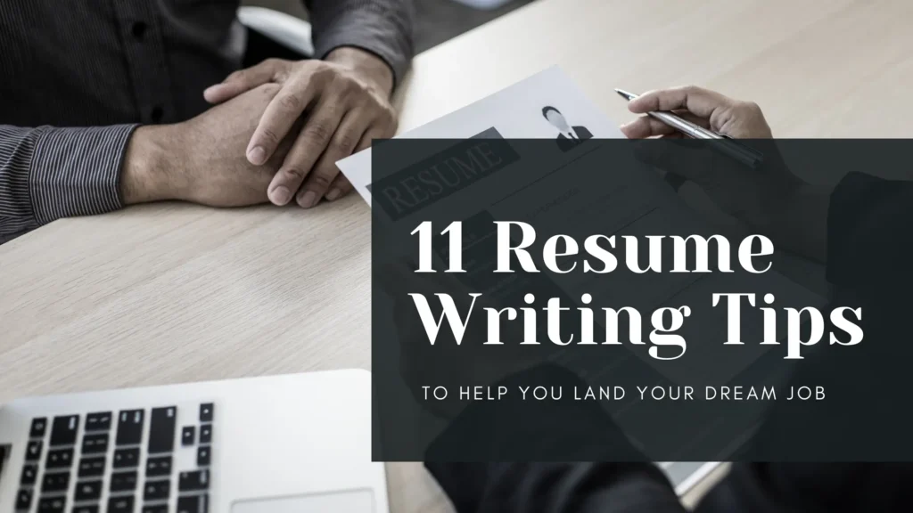 resume writing tips for beginners